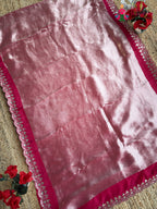 Rani Pure Dola Silk Gota Patti Saree for Sangeet Night | Designer Collection