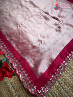 Rani Pure Dola Silk Gota Patti Saree for Sangeet Night | Designer Collection