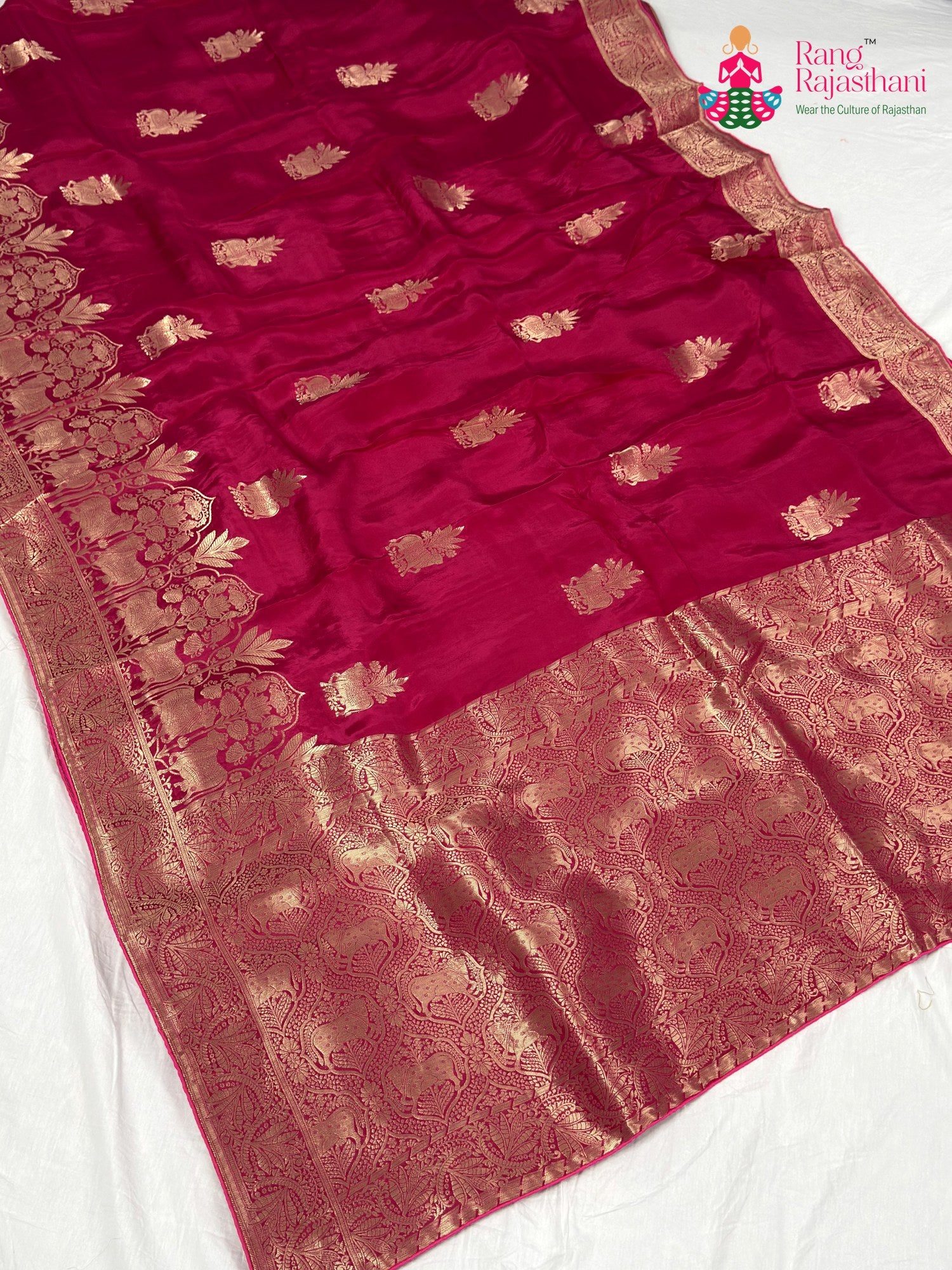 Rani Pure Ho Silk Banarasi Zari Weave Saree for Raksha Bandhan | Fashion Edit