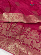 Rani Pure Ho Silk Banarasi Zari Weave Saree for Raksha Bandhan | Fashion Edit