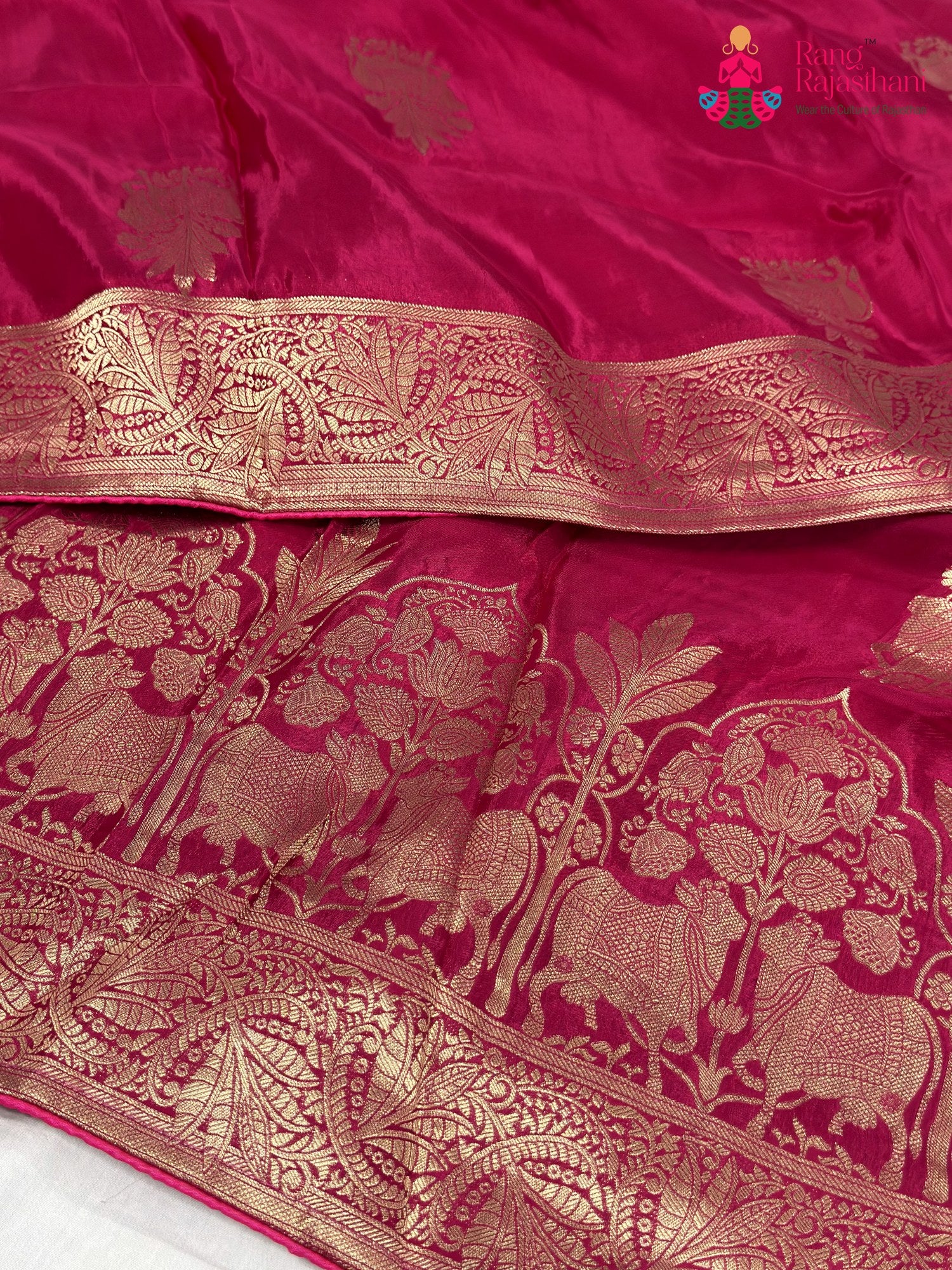 Rani Pure Ho Silk Banarasi Zari Weave Saree for Raksha Bandhan | Fashion Edit