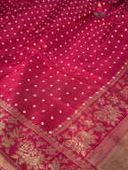 Rani Pure Dola Silk Bandhani Chunri Saree for Sangeet Night | Bridal Wear