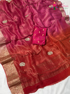 Rani Pure Kora Silk Gota Patti Saree for Festive Wear | Best Seller