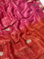 Rani Pure Kora Silk Gota Patti Saree for Festive Wear | Best Seller