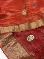 Rani Pure Kora Silk Gota Patti Saree for Festive Wear | Best Seller