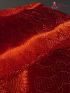 Rani Pure Ojariya Bandhani Chunri Saree for Mayra Ceremony | Premium Edit