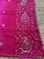 Rani Pure Upada Silk Gota Patti Saree for Festive Celebration | Designer Pick
