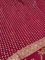 Rani Soft Georgette Meenakari Zari Saree for Wedding Reception | Wedding Ready