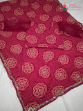 Rani Art Georgette Bandhani Print Chunri Saree for Festive Celebration | New Season
