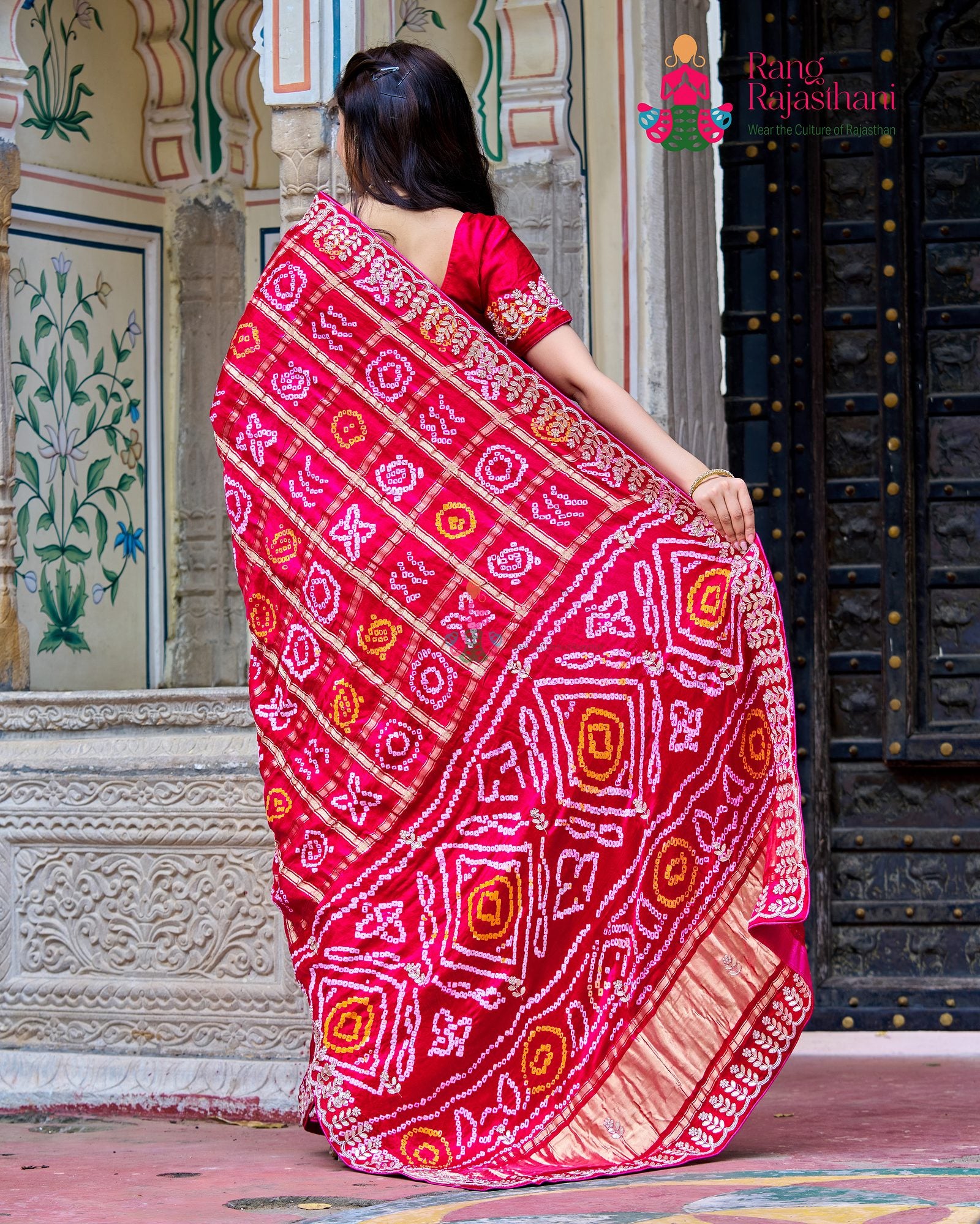 Soft Rani Gaji Silk Saree - Festive