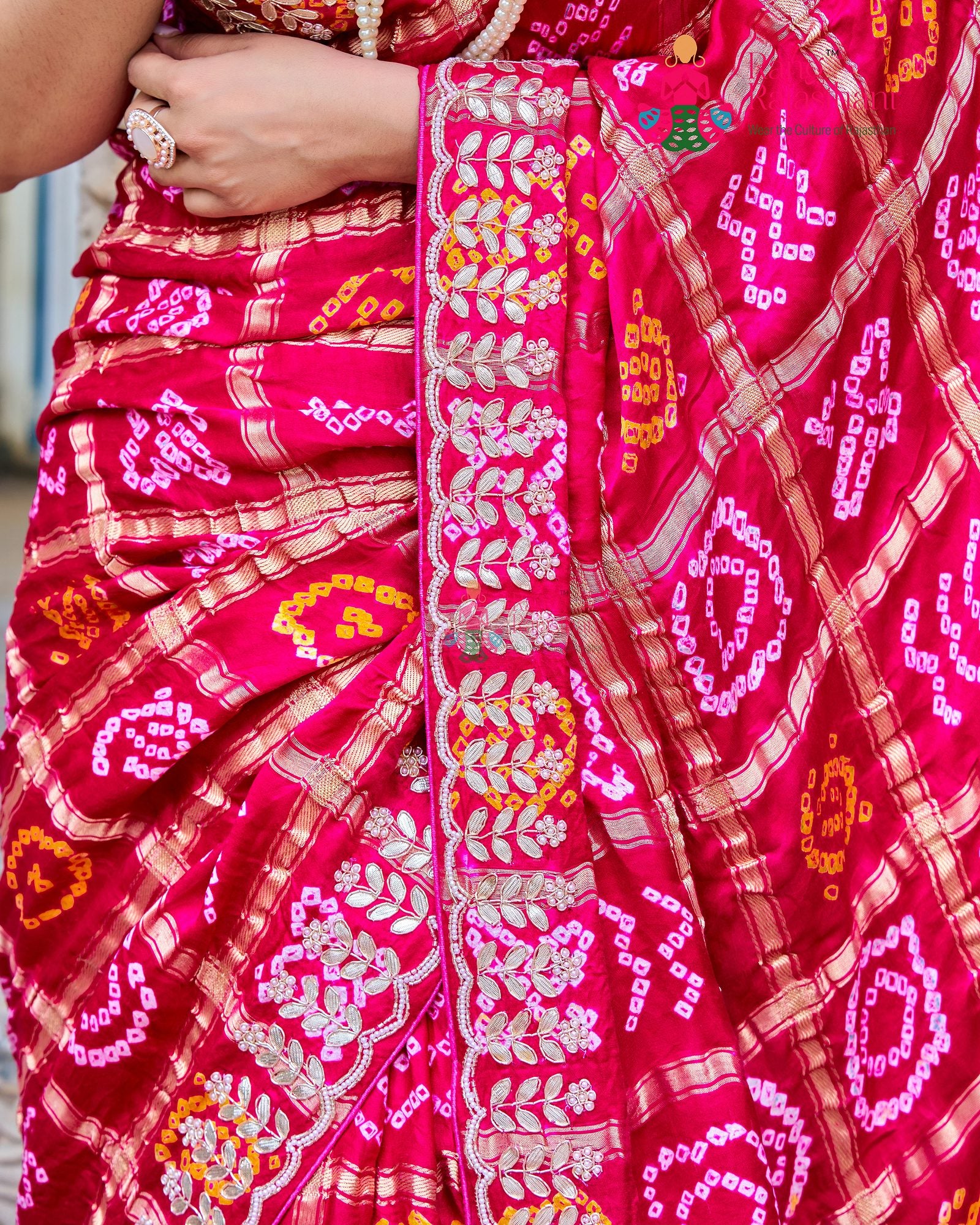 Soft Rani Gaji Silk Saree - Festive