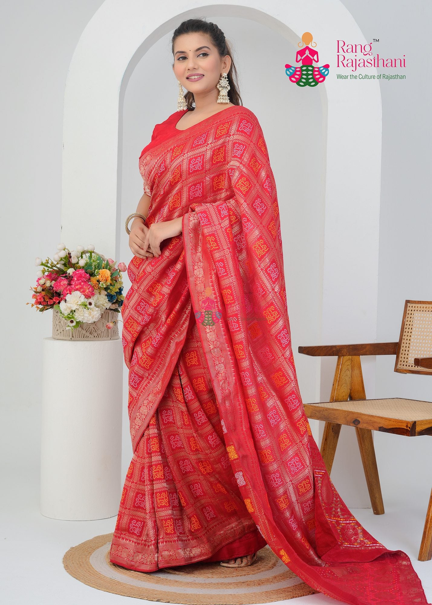 Red Bandhani — Royal | Rang Rajasthani