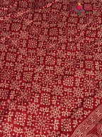 Red Modal Ajrakh Print Saree for Festive Celebration | Shop Online