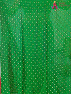 Red PureChiffon saree with Mirror pleats view