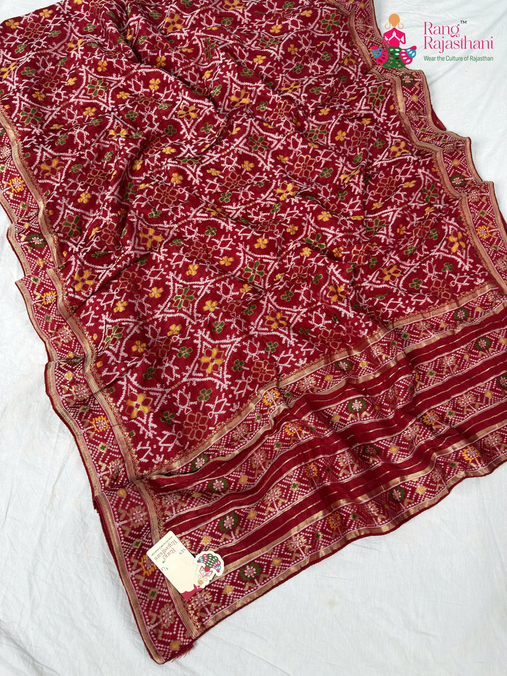 Red Dola Silk Royal Atelier Saree : Rasam Ready