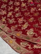 Red Soft Georgette Meenakari Zari Saree for Karwa Chauth | Buy Today