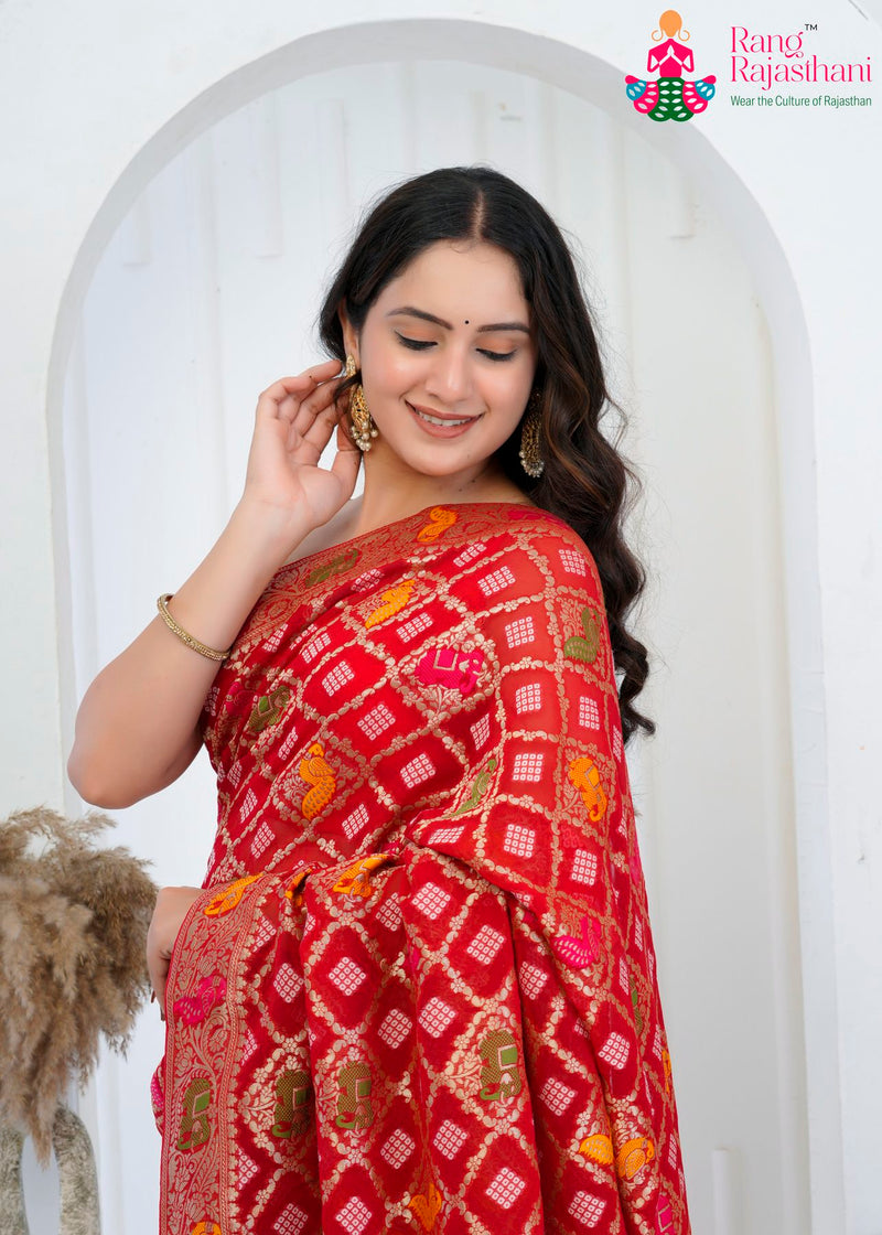 Meenakari Zari Sarees