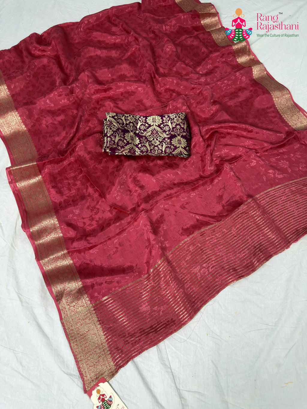 full view of refined saree