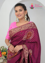 saree close up detailing