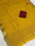 Yellow Chinnon Sequin Saree for Haldi Ceremony | Premium Edit