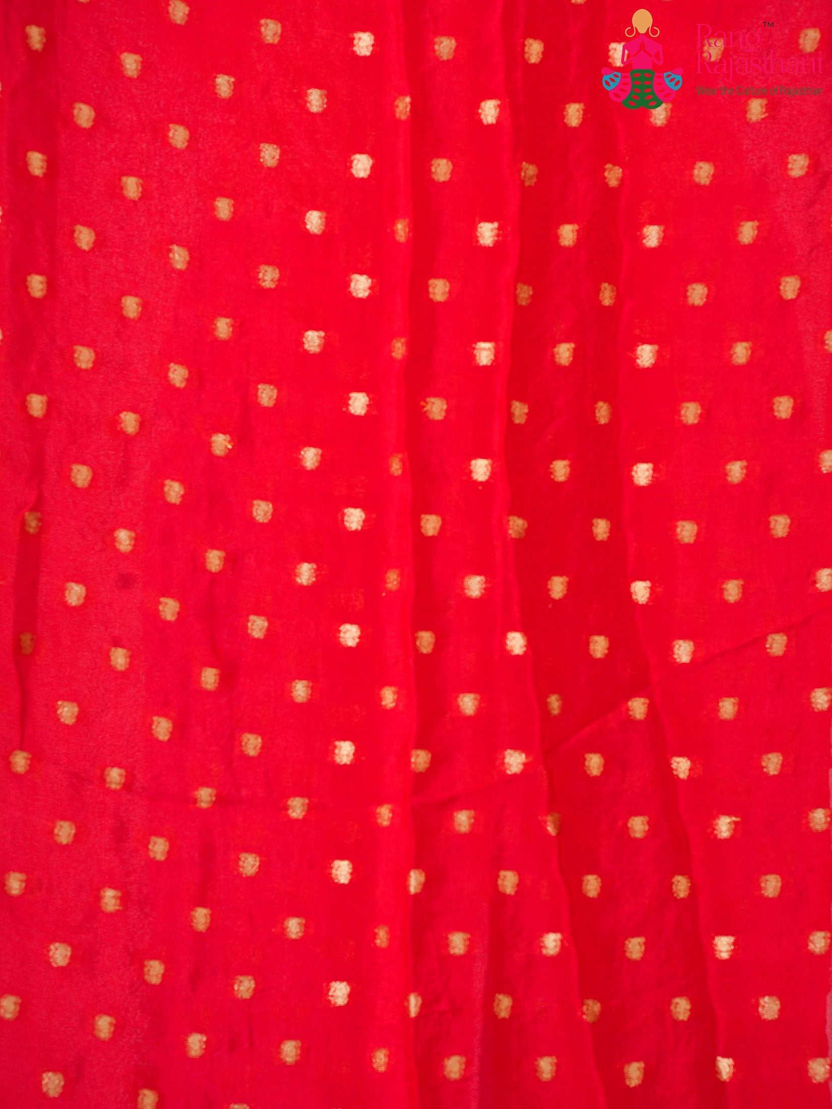 Yellow PureChiffon saree with Mirror pleats view