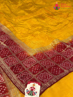Yellow Pure Russian Silk Banarasi Zari Weave Pila Saree for Motherhood Ceremony | Latest Pick