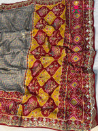 Yellow Pure Russian Silk Gota Patti Saree for Mehendi Ceremony | Customer Favourite