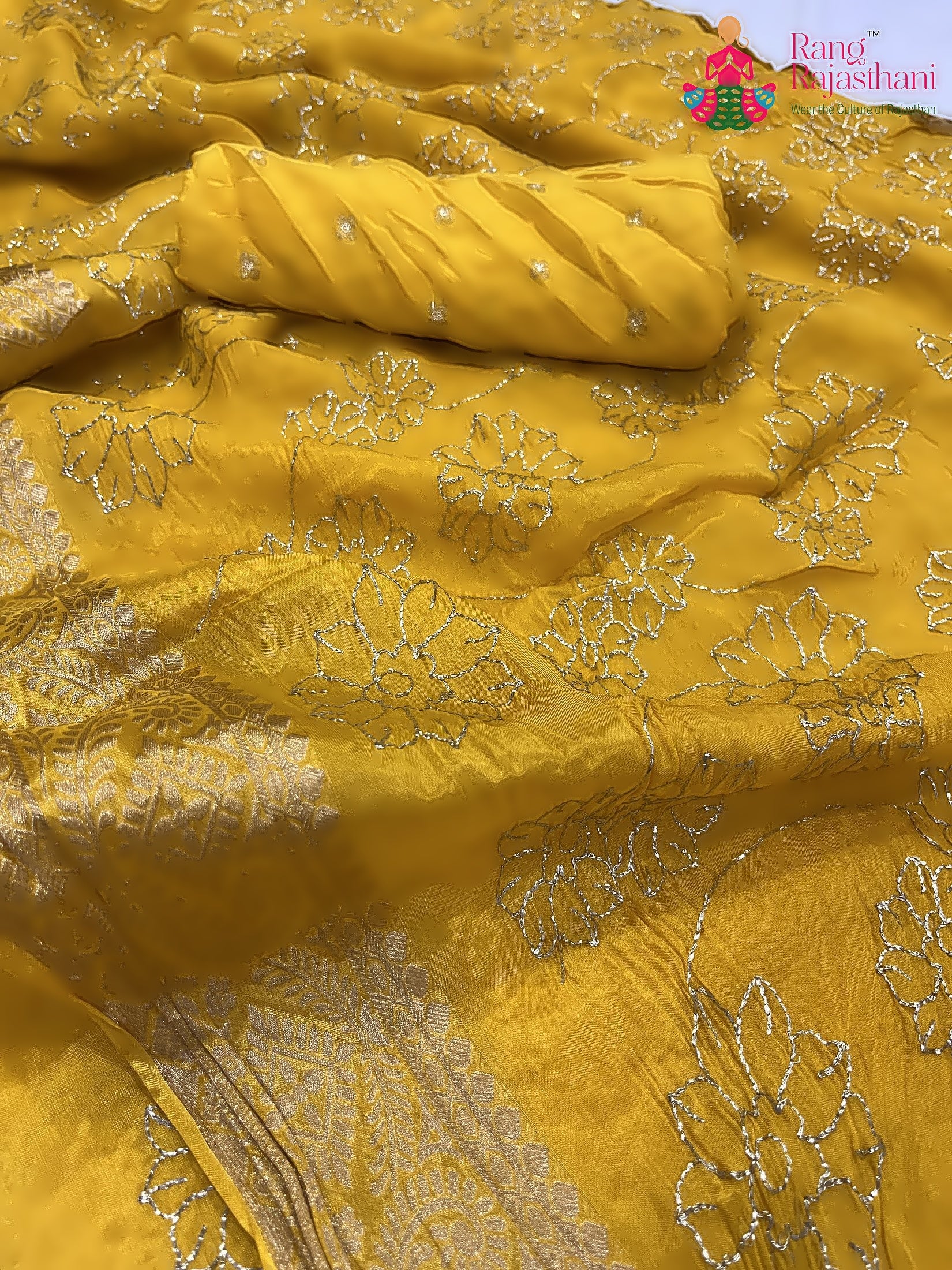 Yellow Saree : Bright Calm