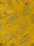 Yellow Pure Ho Silk Zari Embroidery Saree for Haldi Ceremony | Designer Pick