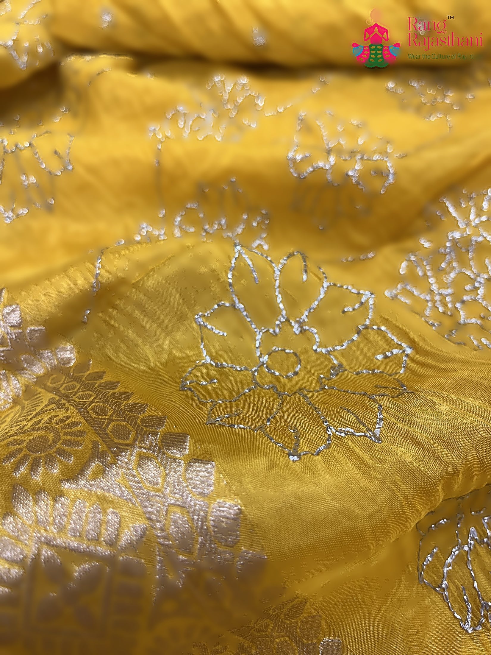 Yellow Saree : Bright Calm
